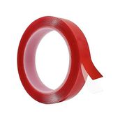 Misda Store Çift Taraflı Bant Şeffaf Silikonlu Su Geçirmez Akrilik Montaj Bandı (5 mt x 10 Mm)