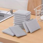 Misda Store Home 2 Adet Inox Bulaşık Süngeri, Çizdirmez Telli Ovma Süngeri, Paslanmaz Çelik, Mutfakta Güçlü Temizlik Için Dayanıklı ve Etkili Sünger (2 Adet)