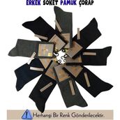 Mısırlı 60900 Erkek Organik Pamuk Soket Çorap - 41 - 45 - Asorti