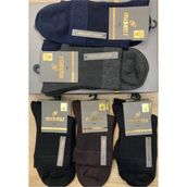 Mısırlı Modal Dikişsiz Konforlu Kısa Konç Erkek Diyabetik Şeker Çorap Lastiksiz 6'lı Paket - 43 - 45 - Çok Renkli