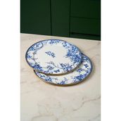 Miss Betty Blue Life Emaye 2'li Sunum Tabak 30CM - YOK - Renkli