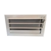 Miss Worble 50x15 cm Hareketli Panjurlu Beyaz Şömine Menfezi