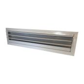 Miss Worble 60x15 cm Hareketli Panjurlu Beyaz Şömine Menfezi