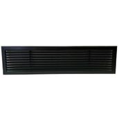 Miss Worble Alüminyum Lineer 70x15 cm Siyah Şömine Menfezi
