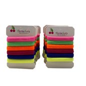 Miyamore Takı Twincherry 12 Adet Minik Lastik Saç Tokası- Neon Neon