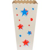 Miyo Ambalaj Patlamış Mısır Cips Popcorn Kutusu 1000'li Paket 6X6X19,5 cm Krome Karton Baskılı Ambalaj