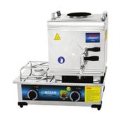 Mizan 15'lik Doğalgazlı 10 lt 1 Demlikli Çay Kazanı Çay Ocağı