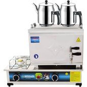 Mizan 25 Lik Lpg Tüplü 20 lt 2 Demlikli Çay Kazanı Demlik