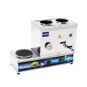 Mizan MİZAN-MÇE207 40'lık Elektrikli 30 L 2 Demlikli Çay Kazanı Çay Ocağı