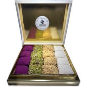 Mmg Store Karışık Bohça 950 gr Özel Çerez ve Lokum Hediyelik Gurme Bayram Lokum Seti