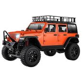 Mn Model MN128 1/12 Jeep Wrangler Rubicon 4WD Rc Model Crawler Offroad Truck Uzaktan Kumandalı Araba Rtr Turuncu+Dahili Işık Seti MN-128