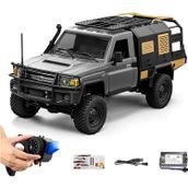 MN Model MN82S 1/12 Supertourer Toyota Land Cruiser LC79 4WD RC Model Uzaktan Kumandalı Araba Crawler Offroad Truck RTR Lisanslı Gümüş+Dahili Işık Seti MN82-S