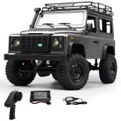 Mn Model MN99S V2 1/12 Land Rover Defender 4WD Rc Model Crawler Offroad Uzaktan Kumandalı Araba Truck Rtr Lisanslı Gümüş+Dahili Işık Seti MN-99S V2