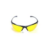 Mobgift Anti Far Yarım Çerçeve Unisex Gece Görüş Gözlüğü - Sarı