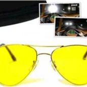 Mobgift Metal Çerçeveli Anti Far Gece Görüş Gözlüğü - Damla