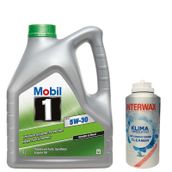 Mobil 1 ESP 5W-30 Tam Sentetik 4 lt Motor Yağı + 150 ml Interwax Klima Temizleyici