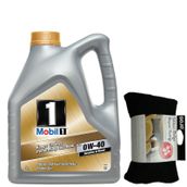Mobil 1 FS 0W-40 Tam Sentetik 4 lt Motor Yağı + Gojo Silikon Dolgu Boyun Yastığı