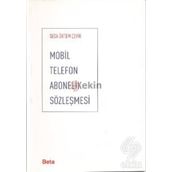 MOBIL TELEFON ABONELIK SÖZLEŞMESİ - SEDA ÖKTEM ÇEVİK
