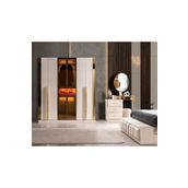 mobilyabazari %100 MDF Alyans Yatak Odası Takımı 6 Kapaklı Dolap