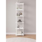 Mobitopya Çevir Kur 45 Cm Beyaz Kitaplık Bd 45*177*29 Cm