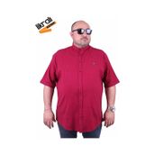 Moc Grande 11302 Bordo Keten Erkek Gömlek