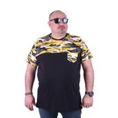 Moc Grande 23145 Hardal Cepli Camouflage Erkek T-shirt