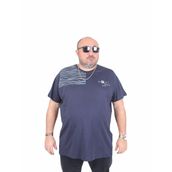 Moc Grande 25160 Want Lacivert Sıfır Yaka Erkek T-shirt