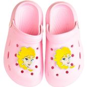 Modaonn Frozen Elsa Kız Çocuk Pembe Kaymaz Taban Terlik Sandalet