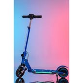 ModaOnn Mini Bonito Çocuk Katlanabilir, LED Işıklı, Amortisörlü Elektrikli Scooter – Ayarlanabilir Direksiyonlu!”(Dizlik ve Dirseklik Hediyedir) - Mavi