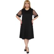 Modayız 9C-0515 Siyah Kol İncili Elbise
