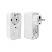 MODDESTORE Akıllı Priz, 3680W, 250V/16A, Aşırı Akım Koruması, On/Off Düğmeli, Beyaz, Duvar Tipi