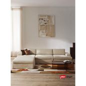 Mode Siesta Pro Kuş Tüyü Köşe Koltuk Takımı 4 Modül 05 Bej Keten Kumaş Işbir Sünger(Dairenize Teslim)