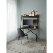 Modern Style Home Modern Raflı Çalışma Masası 60X150 - Bilgisayar Ofis Ders Masası Oyuncu Masası - Ahşap