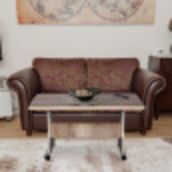 Modilayn Eliusta Tekerlekli Mdf Masa %100 Mdf Orta Sehpa Salon Masa Sehpa
