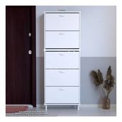 Modilayn Varbi Umay' 2 Li Kapı Önü 72X205x26 Cm’ Lik 5 Düşer Kapak 10 Göz Bölme Ayakkabılık