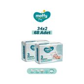 Moffy No:3 Midi 68 Adet Bebek Bezi