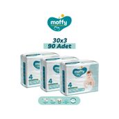 Moffy No:4 Maxi 90 Adet Bebek Bezi