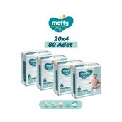 Moffy No:6 XLarge 80 Adet Bebek Bezi