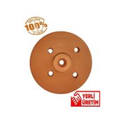 Mogan Çömlekçilik Toprak Dolmalık Sarma Taşı 17cm / El Yapımı / Doğal Toprak Standart Turuncu