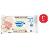 Molfix 12x50 Yenidoğan İzotonik Sulu Islak Mendil