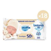 Molfix 18x50 900 Yaprak İzotonik Sulu Yenidoğan Islak Havlu