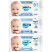 Molfix Hassas Ciltler İzotonik Sulu 3x60 180 Yaprak Islak Mendil