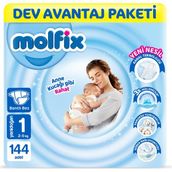 Molfix No:1 Yenidoğan 144 Adet Bebek Bezi