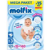 Molfix No:3 Midi 140 Adet Bebek Bezi