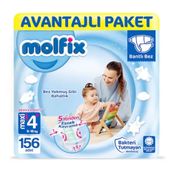 Molfix No:4 Maxi 156 Adet Bebek Bezi