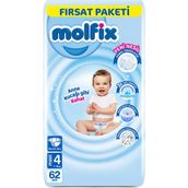 Molfix No:4 Maxi 62 Adet Bebek Bezi