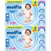 Molfix No:6 XLarge 160 Adet Bebek Bezi