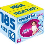Molfix No:6 XLarge 185 Adet Külot Bebek Bezi