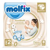 Molfix Pure&Soft No:2 Mini 88 Adet Bebek Bezi