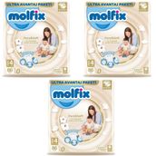 Molfix Pure&Soft No:4 Maxi 258 Adet Bebek Bezi